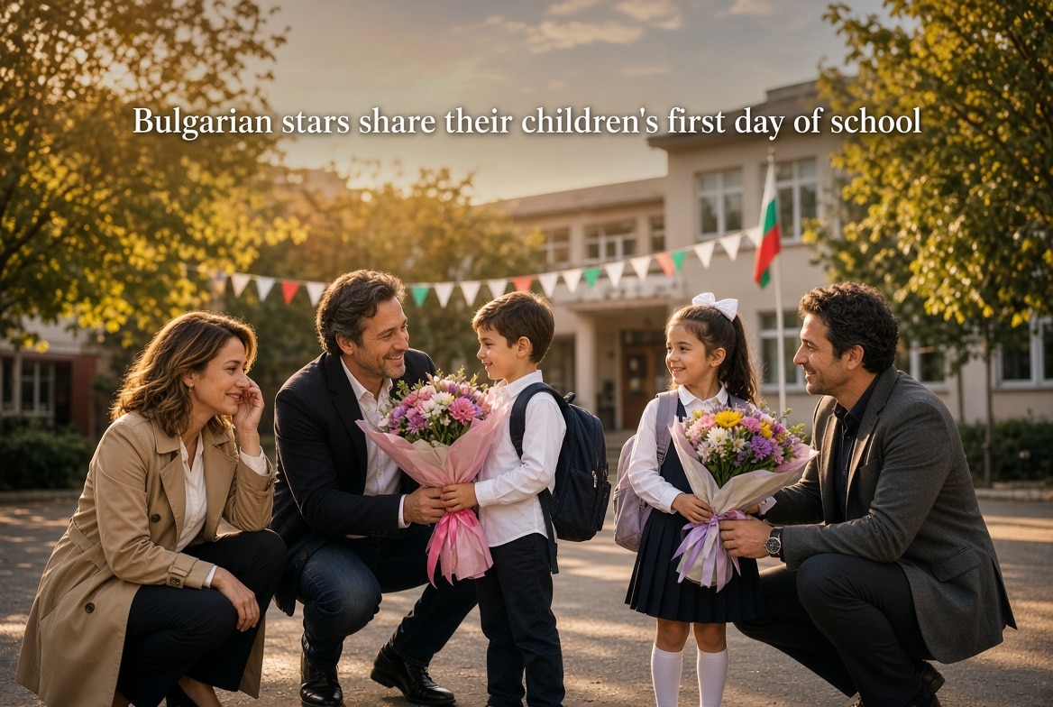 Bulgarian Stars Share Their Children’s First Day of School