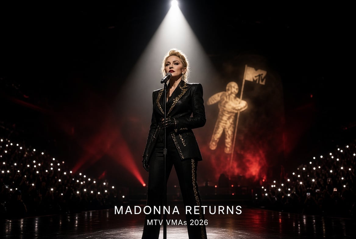 Madonna Returns to the MTV VMAs Stage in Los Angeles After 23 Years