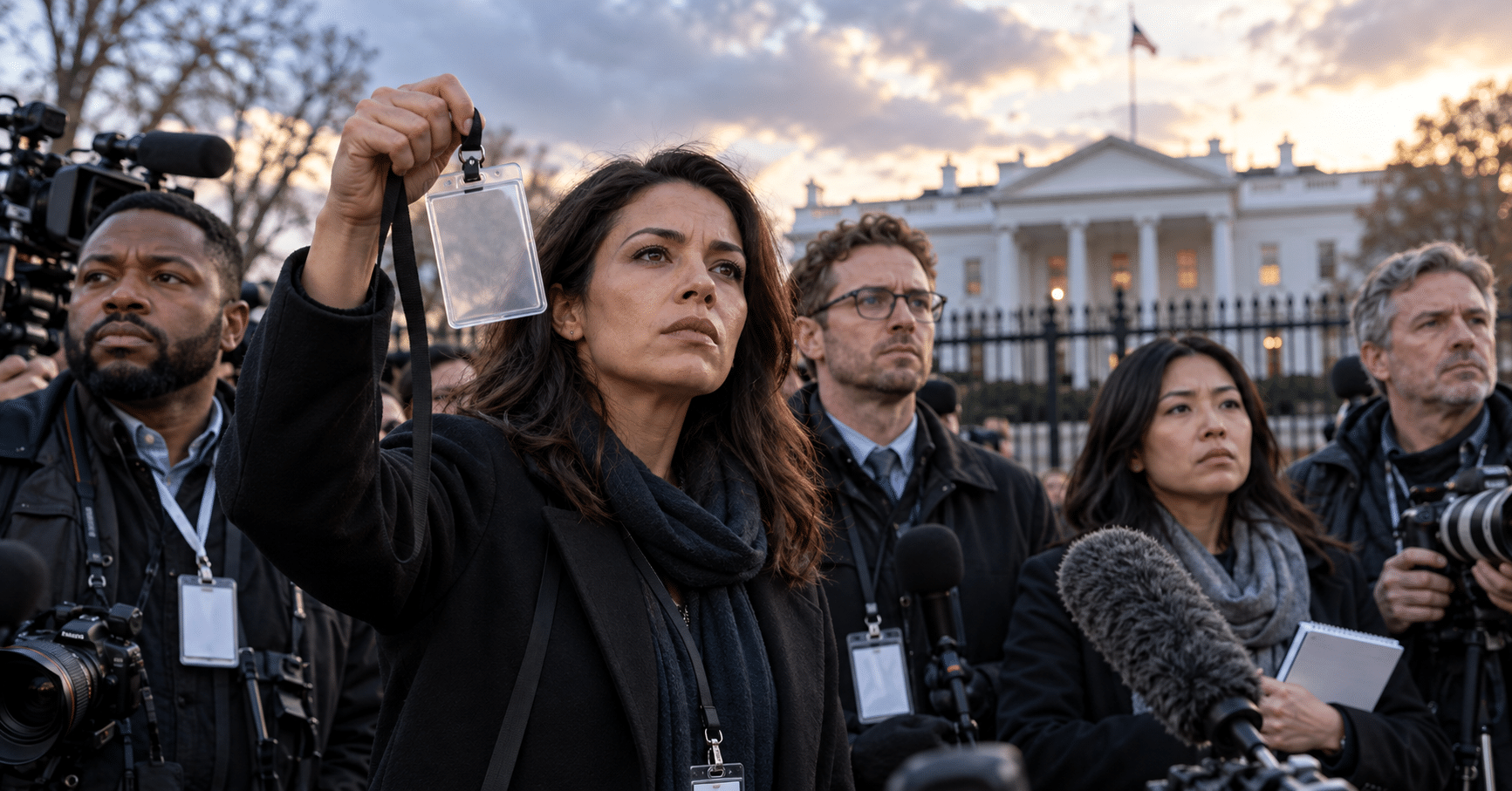 White House Press Ban Sparks Wider Media Protest