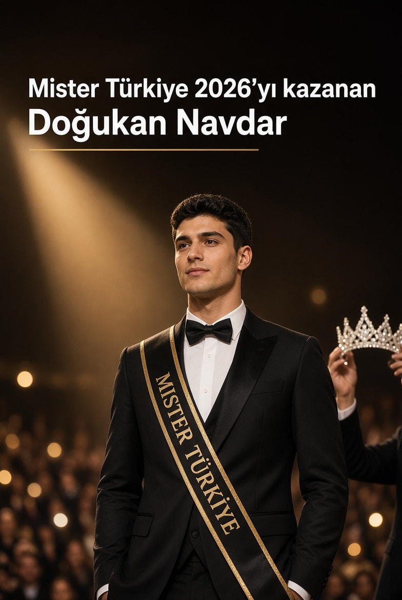 Mister Türkiye 2026’yı kazanan Doğukan Navdar