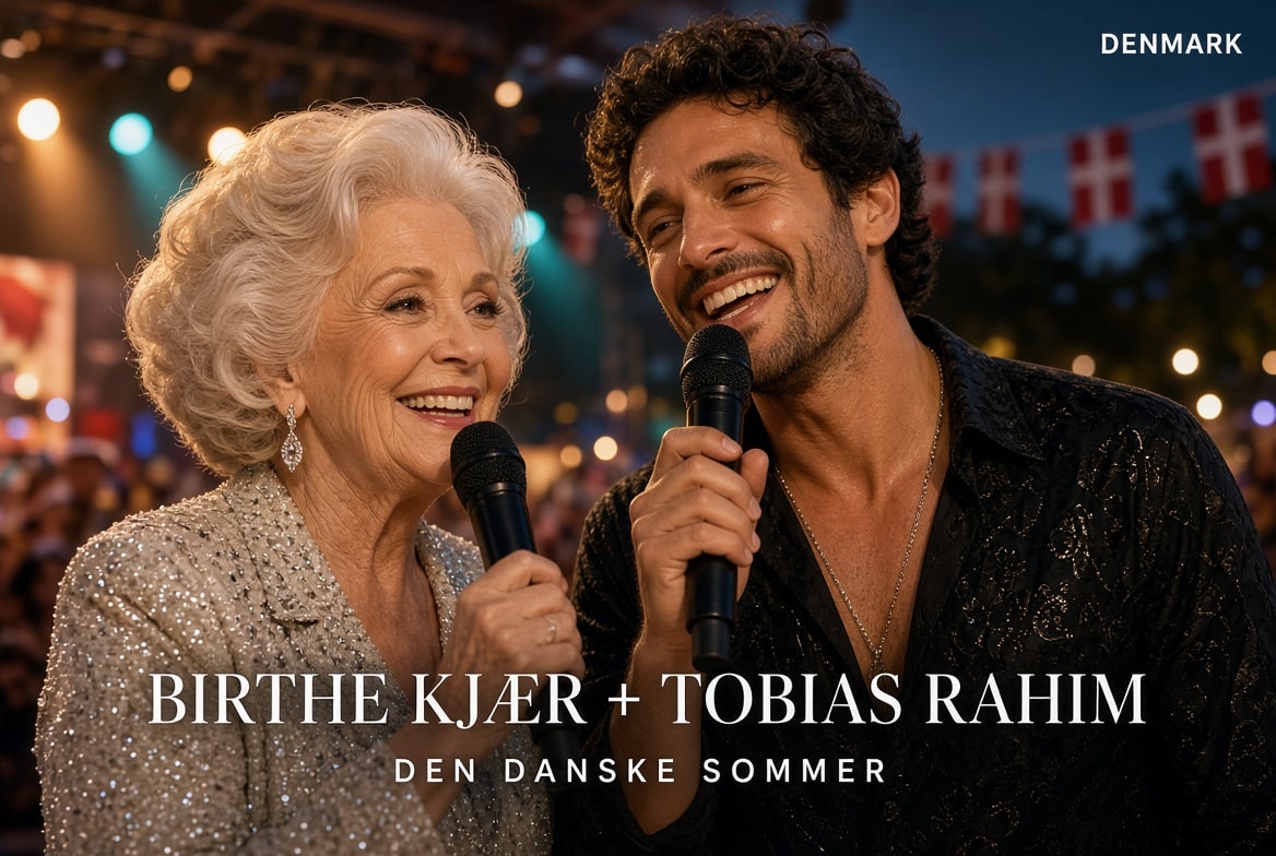 Denmark’s Unlikely Summer Pairing: Birthe Kjær’s New Wave of Attention With Tobias Rahim