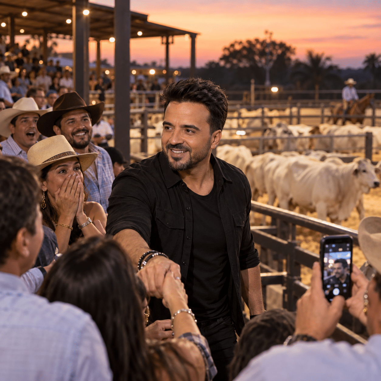 A Surprise at the Auction? Luis Fonsi Rumor Draws Attention in Santa Cruz