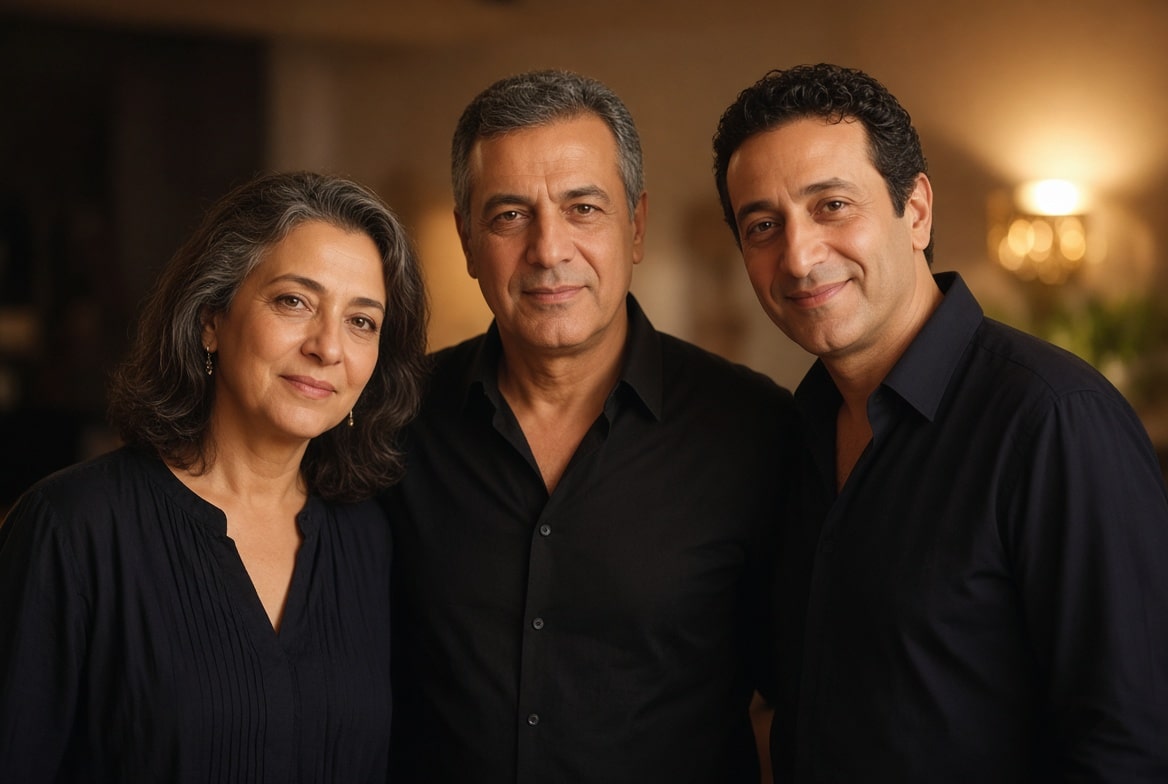 ريما الرحباني تنشر صورة مع غسان الرحباني وفادي شربل ورسالة: قولوا بحبّك للي بتحبّوه