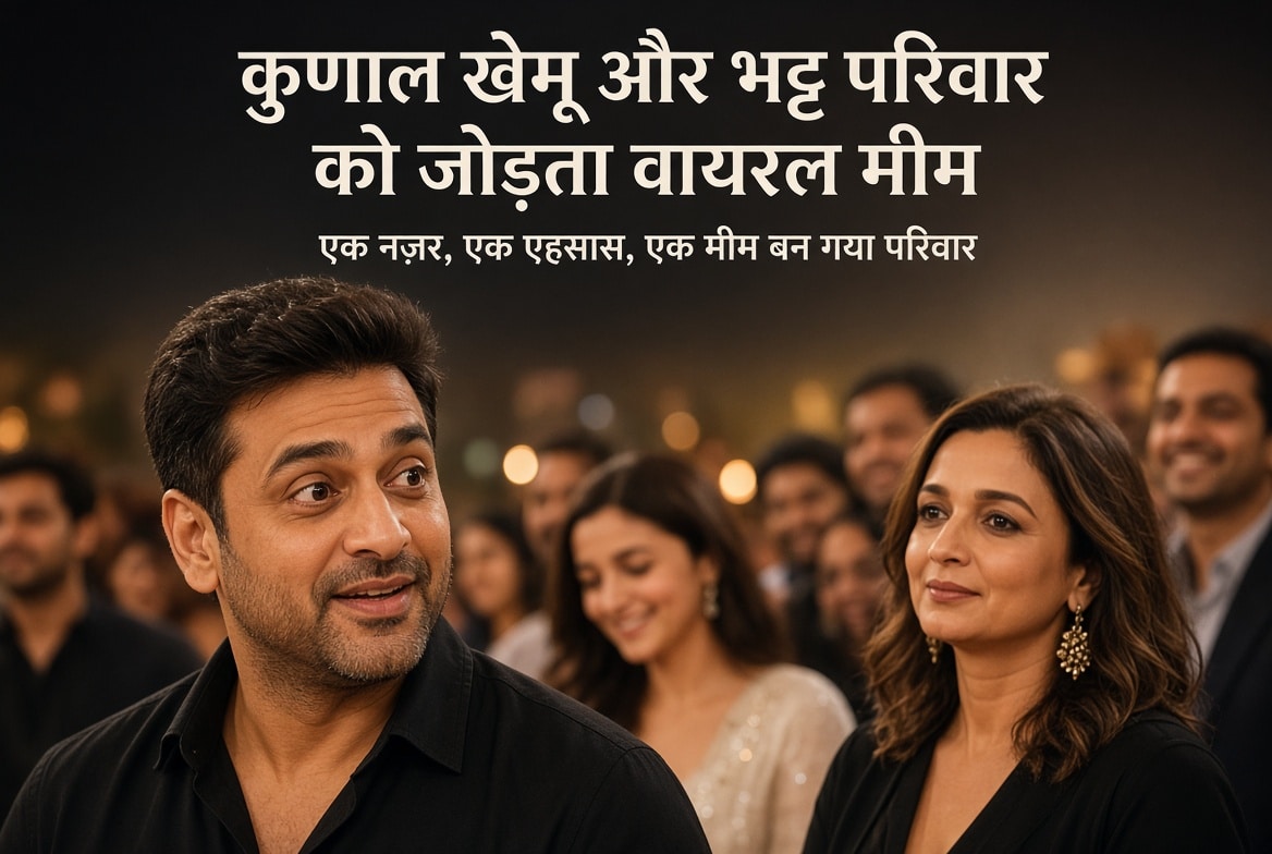 कुणाल खेमू और भट्ट परिवार को जोड़ता वायरल मीम