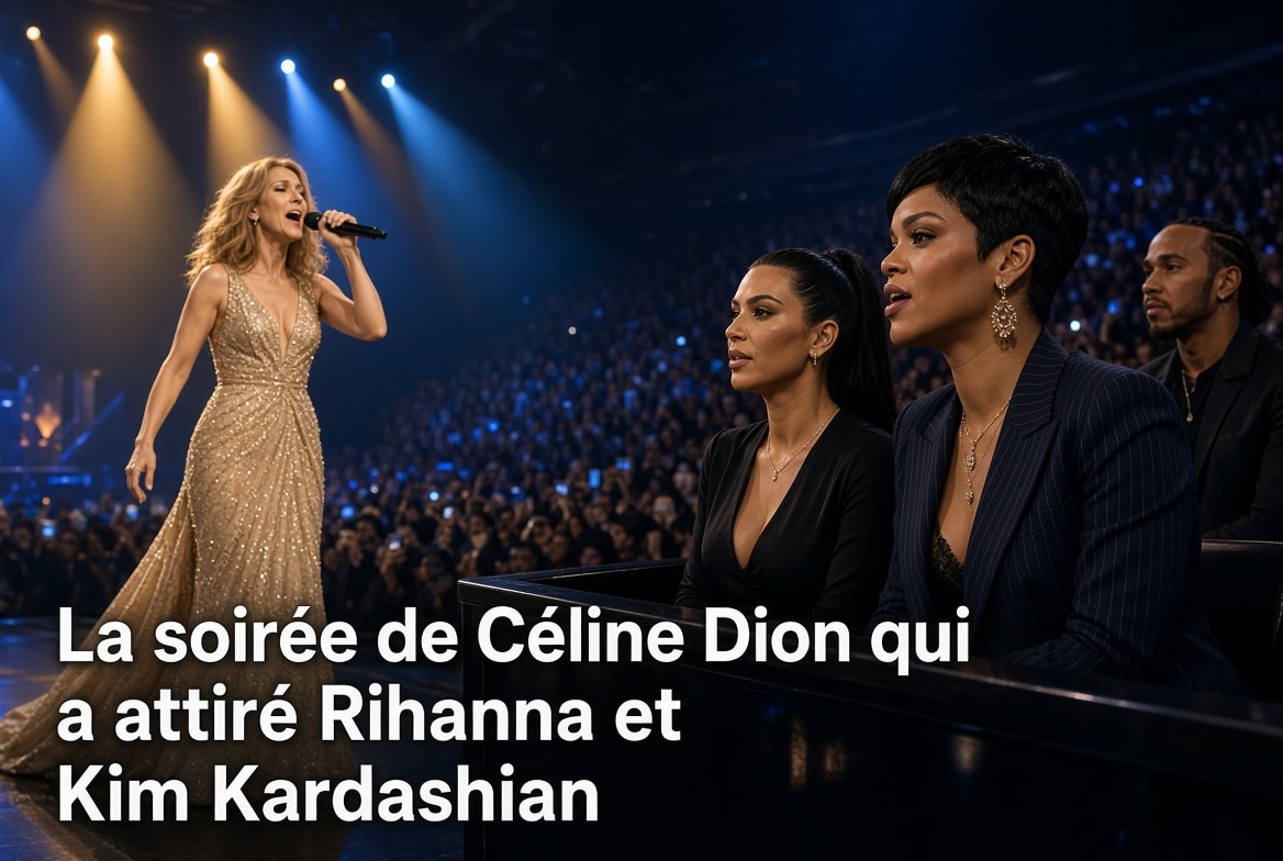 La soirée de Céline Dion à Nanterre qui a attiré Rihanna et Kim Kardashian